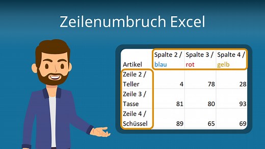 Excel automatischer Zeilenumbruch