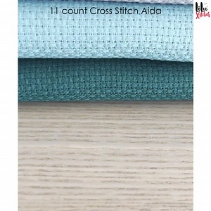 11ct Cross Stitch Fabric, Even Weave Aida, 11 Count Evenweave Cotton Embroidery Fabric, Easy to Stitch Cross-stitch Fabric, FREE Delivery - Etsy UK