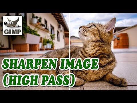 Sharpen Image in GIMP 2 10 (High Pass Filter)