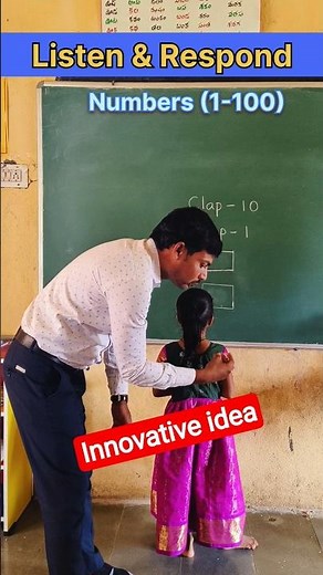 Clap and snap Activity for class I | innovative ideas | Listen and Respond | Number concept #numbers