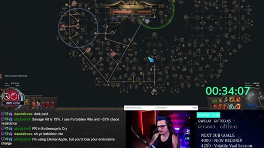 🔴!SUBATHON DAY 31🔴hair is blue, build is new - Vaal Volcanic Fissure Hateforge !IQON | !youtube | !maxroll