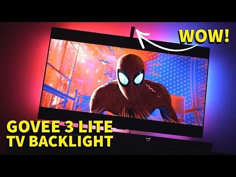 NEW Govee 3 Lite TV Immersive Backlight LED Strip Review - Best Budget LED Strip with Camera!