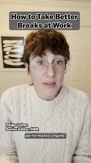 11K views · 40 reactions | The science behind what makes a good break, and proven tips for making them a regular part of the day. — Adapted from "A Guide to Taking Better Breaks at Work," by Kira Schabram and Christopher M. Barnes. | Harvard Business Review | Facebook