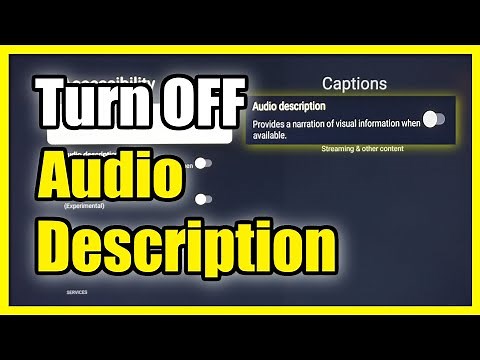 How to Turn OFF Audio Description & Talking Voice on Sony TV Google TV (Easy Method)
