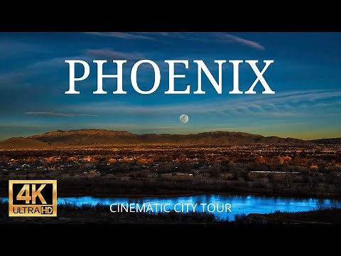 PHOENIX , USA 4K Cinematic City Tour | Flying Over Phoenix | Phoenix by Drone