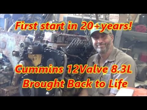 Cummins Hyster Part 10: First Start after rebuild, How to Bleed an Inline Pump Fuel System.