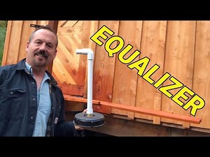 Equalizing water level and pressure in my two reservoir tanks