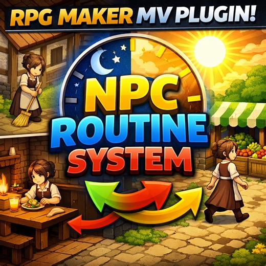 NPC Routine System | RPG Maker MV by DRAGGONE STUDIO