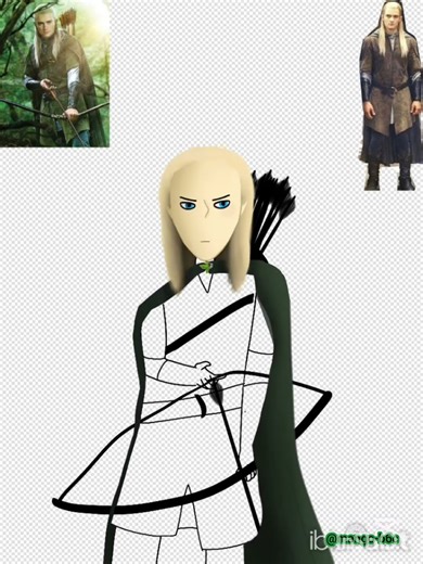 Legolas, my favorite character #lordoftherings #legolas #art #digitalart