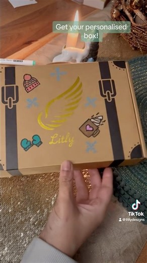 Personalised box! Art | design #foryou #art #design #artist #for #gift #smallbusiness