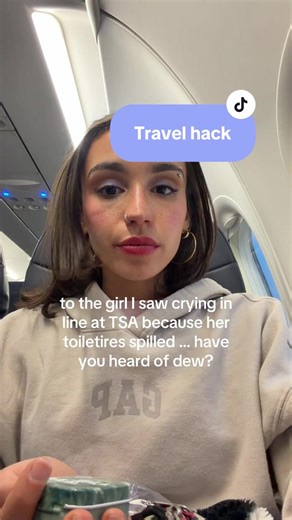 no liquid, no mess #traveltiktok #skincareroutine #holidays #fyyy | Travel Skincare