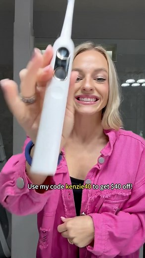 Mackenzie Taylor | BodyByMac on Instagram: "The smart screen on this tooth brush never let’s me miss a spot! * Use my code kenzie40 to avail $40 off!! L1nk 1n my b10. @usmile_global"