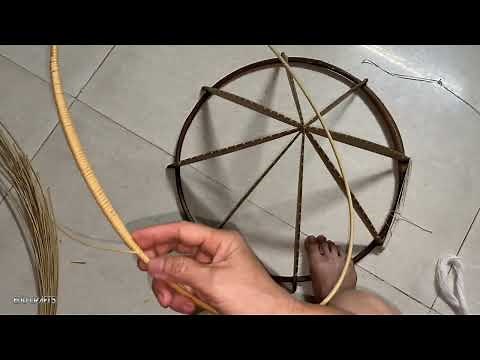 how to make Vietnamese conical hats | part 2: Create a hat frame