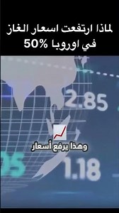 لماذا ارتفعت أسعار الغاز في أوروبا 50%؟ 📉