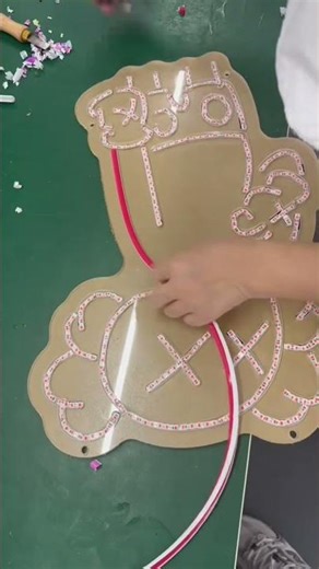 How to make neon sign at home #viralshorts #shorts