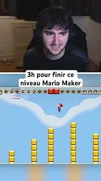 3 hours to finish this Mario Maker level 💀 Twitch: Sbat live at 8:30 PM