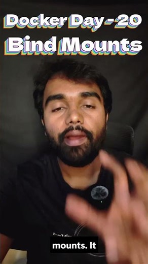 Day 20 - Bind Mounts Explained in 30 Seconds #docker #devops