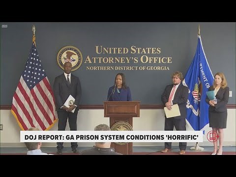 DOJ report calls conditions inside Georgia prisons 'horrific'
