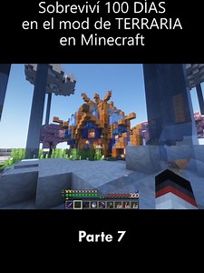 Sobreviví 100 Días en Terraria en Minecraft