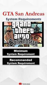 GTA SanAndreas System Requirements for PC | Minimum & Recommended #gaming #shorts