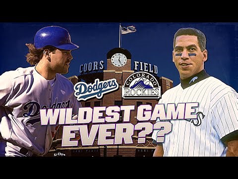 A bonfide Coors Field SLUGFEST! (Dodgers vs. Rockies, 6/30/1996) | MLB Classic Games