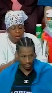 😂🔥 Allen Iverson discusses ICONIC picture of him getting his hair braided mid game | DJ ENVY