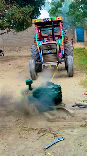 Did tractor start with Diesel engine #shorts