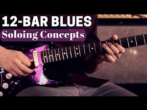 Advanced 12-Bar Blues Soloing Concepts For Electric Guitar (Easy Blues Lead Guitar Lesson)