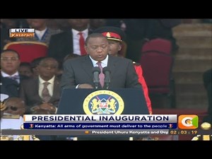 President Kenyatta's Speech after the swearing in Ceremony
