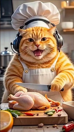 AI Cat 🤖🐱 | Most Realistic AI-Generated Cat Animation!"