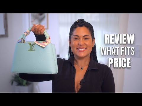 LOUIS VUITTON CAPUCINES BB REVIEW | Price, What fits inside, Mod shots & more