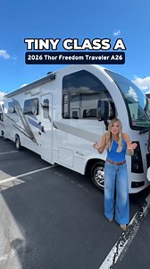 Compact. Comfortable. Adventure-ready 😎 The Thor Freedom Traveler A26 brings you the comforts of home with the freedom to explore far and wide. | Camping World
