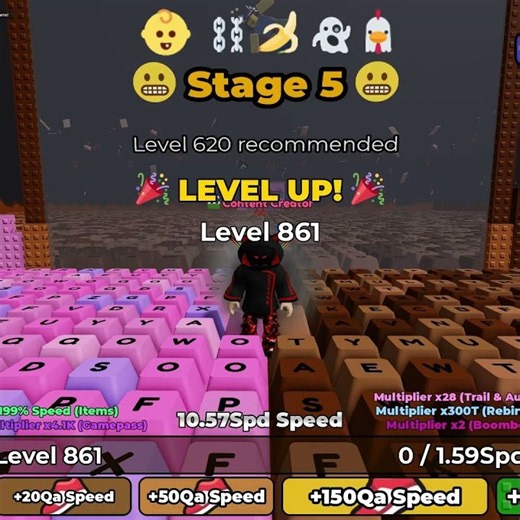 New Update! Stage 5 Boss Vs TikFinity 😱 #roblox #shorts