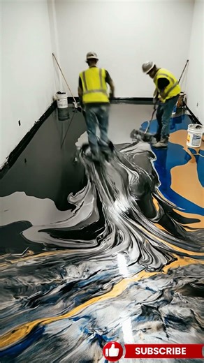 Luxury Retail Store Makeover | Metallic Epoxy Floor Transformation (Satisfying Time-lapse) #home