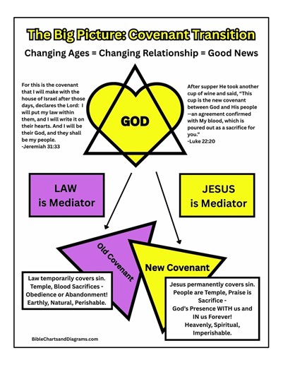 The Big Picture: Covenant Transition — Printable Bible Study Chart | Illustrated Christian Teaching Guide | Digital Download - Etsy UK