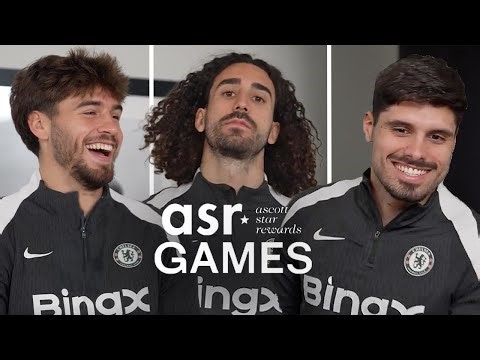 Marc Cucurella, Pedro Neto & Marc Guiu take on the ASR Games 🎲