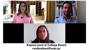 2.2K views · 16 reactions | Repaso para el College Board Los estudiantes de grados 11 y 12 que quieren proseguir estudios universitarios podrán ver y participar el repaso gratuito organizado por el Departamento de Educación que será transmitido por WIPR este fin de semana. Mayra Acevedo TV nos brinda más detalles junto a dos de los profesores que darán el taller, Rosalía Ortiz y Aleksivan Calderón.  | Notiséis WIPR | Facebook