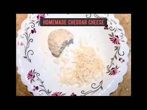 How to make Cheddar Cheese At home with only Two Ingredients.Quick and easy Cheese Recipe.