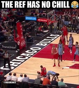 This ref's hip thrust is on point. 😂 | NBA Memes