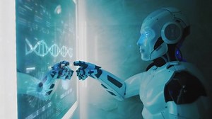 Futuristic Robot Activated Hologram Panel Scanning Stock Footage Video (100% Royalty-free) 1089113241 | Shutterstock