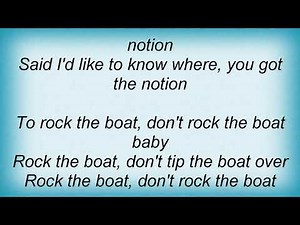 Hues Corporation - Rock The Boat Lyrics