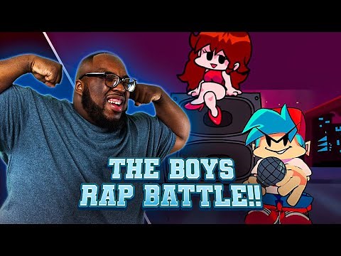 EddieVR - Friday Night Funkin VR Rap Battles w/ The Boys (REACTIONS)