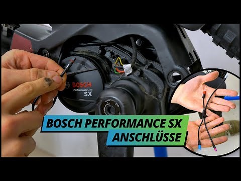 Anschlüsse am Bosch Performance Line SX | Elektrofahrrad24.de