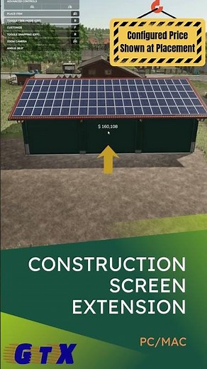 Construction Screen Extension (FS25) - Coming Soon to FS25! 🚧👷🏗️🚜
