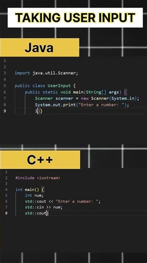 Java vs C++: Taking User Input in Seconds!
