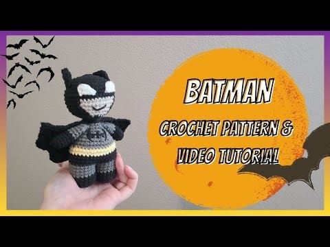 BATMAN Crochet Pattern and Tutorial #halloween