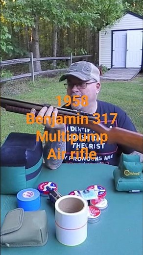 1958 Benjamin Franklin 317 air rifle!! #benjaminairrifles #airrifleshooting #outdoors