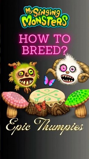 How to Breed MSM Epic Thumpies #msm #mysingingmonstersdawnoffire #games #shorts