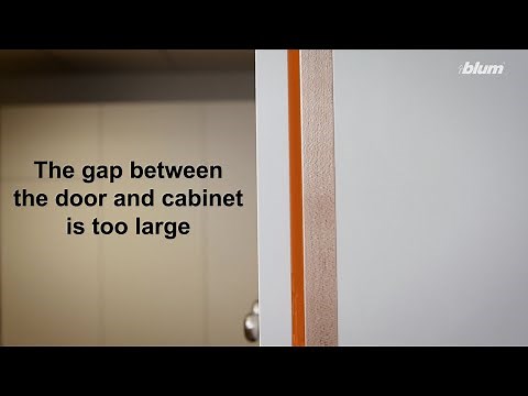 COMPACT CLIP Depth Adjustment: How to adjust space between cabinet door & frame