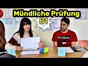 Mündliche Prüfung B1 Sprechen Teil DTZ TELC #mündlicheprüfung #b1prüfung #sprechen